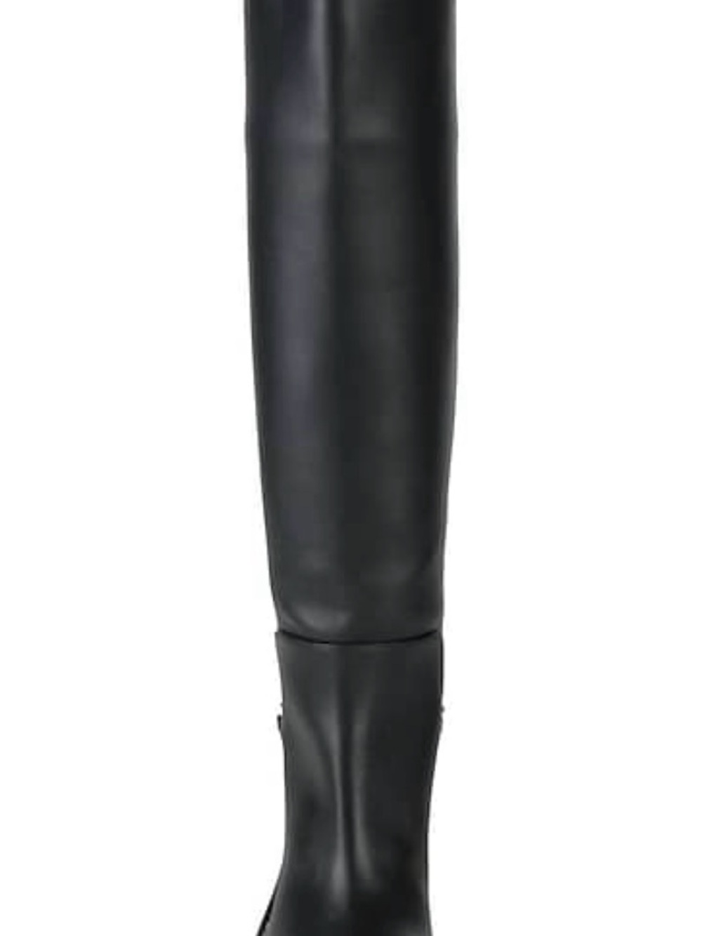 Stella McCartney Black Over-the-Knee Heeled Boot